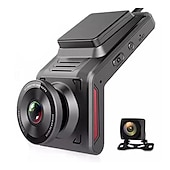 abordables DVR pour voiture-k18 4g wifi car dash cam dvr with 2.0 lcd screen gps camera recorder 1080p dual lens avant et arrière wdr with gps dash cam