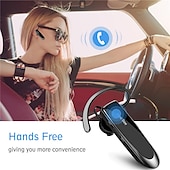 economico Cuffie TWS wireless-Auricolare Bluetooth V5.0 Cuffie Wireless Handsfree con Microfono 24 Ore Cuffie da Guida 60 Giorni di Standby per iPhone Android Samsung Laptop Autista