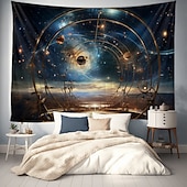 abordables paysage tapisserie-Fantasy Star Orbite Tapisserie suspendue Art mural Grande tapisserie murale Décor Photographie Toile de fond Couverture Rideau Maison Chambre Salon Décoration