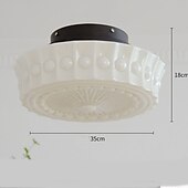 お買い得  シーリングライト-シーリングライト屋内ペンダントライトラウンドフラッシュマウント廊下用シーリングライトランプウォームホワイト 110-240v