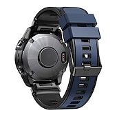 Недорогие Ремешки для часов Garmin-Ремешок для часов для Garmin Fenix 7 7X 6 6X Pro Epix Pro 47mm 51mm Instinct 2X Approach S70 47mm S62 S60 Forerunner 955 945 Epix Marq Descent Quatix 22mm 26mm силиконовый Замена Ремень 22mm 26mm