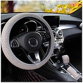 ieftine Husă Volan-1 buc. capac de volan cu fir de gheata usor universal 38 cm, rezistent la uzura, antiderapant, accesorii pentru modificarea masinii, accesorii auto fara inel interior