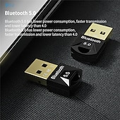 お買い得  パソコン・周辺機器-usb bluetooth 5.0 アダプタドングル pc コンピュータワイヤレスマウスキーボード ps4 aux オーディオ bluetooth 5.0 レシーバートランスミッター