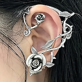 voordelige Accessoires en meer-Elf roze Bloemenfee Ear Cuffs Volwassenen Dames Punk-gotiek Halloween Carnaval Mardi Gras Makkelijk carnavalskostuum