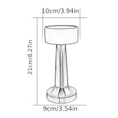 お買い得  テーブルランプ-タッチセンサー調光付きポータブル充電式LEDテーブルランプ、寝室、リビングルーム、オフィス、大学寮バーパーティーディナー、レストランの装飾に最適