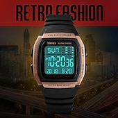 abordables Relojes digitales-Relojes Deportivos Digitales Impermeables para Hombre Reloj Militar de Cuarzo para Hombre Reloj de Pulsera Masculino
