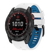 رخيصةأون عصابات ساعات Garmin-حزام إلى جارمين Fenix 7 7X 6 6X Pro Forerunner 955 945 935 Instinct 2X Solar Epix Approach S62 S60 Marq Descent G1 Quatix سيليكون إستبدال حزام 26mm 22mm تناسب سريع عصابة الرياضة معصمه