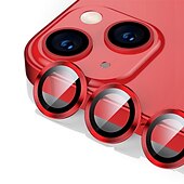 olcso iPhone-képernyővédők-1 készlet Kamera lencsevédő Kompatibilitás Apple iPhone 16 iPhone 15 Pro Max Plus iPhone 14 13 12 11 Pro Max Mini SE X XR XS Max 8 7 Plus Edzett üveg 9H erősség Anti-ujjlenyomat Nagyfelbontású (HD