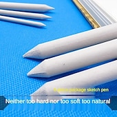 cheap Painting, Drawing &amp; Art Supplies-Blending Smudge Stump Stick Tortillon Sketch Art White Drawing Charcoal Sketching Tool Rice Paper Pen Artist Supplies