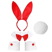 cheap Hair Styling Accessories-Mad Animal City Judy Rabbit Plush Ear Hair Band Cosplay Self Shot Prop Cartoon Party Headband Jewelry