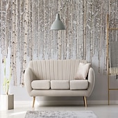 זול טפט-טפטים מגניבים טבע טפט קיר ציור קיר שחור ולבן קילוף ודבק נשלף pvc/ויניל חומר הדבקה עצמית/דבק חובה ציור קיר עיצוב קיר לחדר שינה בסלון