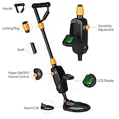 cheap Testers &amp; Detectors-Hunt Treasure  Metal Detector Handheld Metal Detector Bounty Hunter Metal Detector Coin Gold Locator