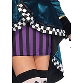 baratos Trajes Femininos-Chapeleiro Louco Dia das Bruxas Traje Cosplay Roupa Alice no País das Maravilhas Festa Fantasias Adulto Mulheres Dia Das Bruxas Carnaval Fantasias fáceis de Halloween Vestir-se