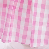 preiswerte Kostüme für Mädchen-Puppe Kleid Cosplay Kostüm Maskerade Retro Vintage Knallpink for Mädchen Kinder Kindertag Maskerade Buchwoche