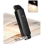 abordables appareils électroménagers-Lumière de lecture rechargeable par USB lumière LED clipable à luminosité réglable pour lecture au lit lumière blanche chaude parfaite pour les enfants et les amateurs de livres usage en voiture