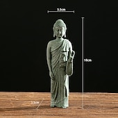 levne Sochy-socha buddhy - ideální pro zenovou zahradu, rybí akvárium, jógu, bonsaje a další - duchovní dekorace feng shui a ozdoby čajovníku pro štěstí