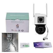 cheap Indoor IP Network Cameras-2MP Double Lens Camera, WiFi IP Home Security Camera, Two Way Audio Motion Detection Surveillance Camera, Waterproof Outdoor PTZ Camera, Full Color Night Vision IR Camera for Home, Baby, Elder, Pet
