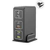 abordables Periféricos de ordenador-Cargador multiusb de 300w, estación de carga rápida USB de 60 puertos, cargador portátil universal para iphone 15, samsung, xiaomi, ipad, tablet