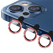olcso iPhone-képernyővédők-1 készlet Kamera lencsevédő Kompatibilitás Apple iPhone 16 iPhone 15 Pro Max Plus iPhone 14 13 12 11 Pro Max Mini SE X XR XS Max 8 7 Plus Edzett üveg 9H erősség Anti-ujjlenyomat Nagyfelbontású (HD