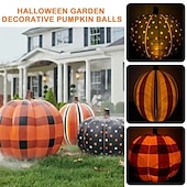 halpa Halloween-ulkoilmakoristeet-halloween kurpitsan ilmapallo koristeet juhlakoriste iso puhallettava kurpitsa ilmapallo halloween kotipuutarhaan ulkona nurmikko piha kauhu rekvisiitta lapsille