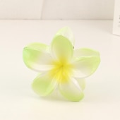 cheap Hair Styling Accessories-1PC Flower Claw Clips Hawaiian Hair Clips Plumeria Hair Clips Large Hair Claw Clips for Thick Hair 3.3 inch Medium Claw Clips for Thin Hair Strong Hold Nonslip Hair Clips Beach Hair Accessories for Women and Girls -Hawaii
