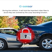 abordables DVR pour voiture-k18 4g wifi car dash cam dvr with 2.0 lcd screen gps camera recorder 1080p dual lens avant et arrière wdr with gps dash cam