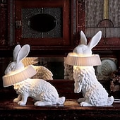 cheap Bedside Lamp-Table Lamp Rabbit Light,LED Night Light Bedside Sleeping Cartoon Table Lamp Rabbit Miffy Gift Cute Decoration Gift Can Be Used As Night Light 110-240V