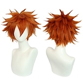 olcso Party Parókák-rövid fekete férfi cosplay paróka karneváli karácsonyi jelmez partira