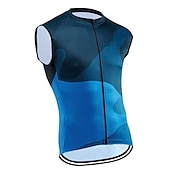 levne Pánské dresy-Pánské Dámské Cyklovesta Grafika Bez rukávů Kolo Vrchní část oděvu se 3 zadními kapsami Horská cyklistika Silniční cyklistika Rychleschnoucí Yumuşak Reflexní pásky Zadní kapsa Sportovní čern