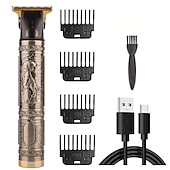 cheap Shaving &amp; Hair Removal-USB Rechargeable Hair Clippers and Beard Trimmer for Men - Precise T-Blade Trimmer with LCD Screen - Grooming Kit for Men
