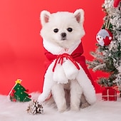 billiga julklappar till husdjur-Hund Katt Kappa Mode söt stil Vinter Varm Andningsfunktion Mjuk Tvättbar Bekväm Jul Utomhus Ledigt / vardag Festival Bichon Frisé Pommeran valpen eller det lilla husdjuret Fjäril