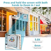 cheap Indoor IP Network Cameras-2MP Double Lens Camera, WiFi IP Home Security Camera, Two Way Audio Motion Detection Surveillance Camera, Waterproof Outdoor PTZ Camera, Full Color Night Vision IR Camera for Home, Baby, Elder, Pet