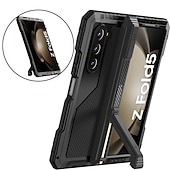 Χαμηλού Κόστους Samsung Θήκη-Θήκη τηλεφώνου για Samsung Galaxy Z Fold 5 Έντονης Χρήσης Στηρίγματα Αντι-πτώσης Πανοπλία Μέταλλο Σιλικόνη