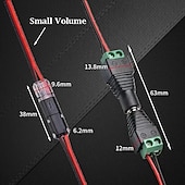 economico accessori per trapano-10 pz connettore rapido per collegare e scollegare il cavo di giunzione cavo terminale a crimpare cablaggio connettore per auto led 18-22awg connettore rapido senza saldatura senza buccia connettore