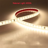 halpa vedenpitävät nauhavalot-ac220v-240v led-nauha ei tarvitse ohjainta ip65 vedenpitävä 3000k 4000k 6000k 2835 120 leds/m joustava nauha köysi teippivalo