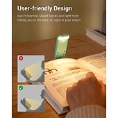 abordables appareils électroménagers-Lumière de lecture rechargeable par USB lumière LED clipable à luminosité réglable pour lecture au lit lumière blanche chaude parfaite pour les enfants et les amateurs de livres usage en voiture