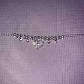 cheap Anklets-Ankle Bracelet Vintage Personalized Stylish Women&#039;s Body Jewelry For Wedding Party Evening Retro Alloy Heart Silver 1 PC