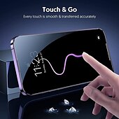 Χαμηλού Κόστους iPhone Προστατευτικά Οθόνης-3 τμχ Προστατευτικά Οθόνης Για Apple iPhone 16 iPhone 15 Pro Max Plus iPhone 14 13 12 11 Pro Max Mini X XR XS Max 8 7 Plus Σκληρυμένο Γυαλί Anti-Spy προσωπικών δεδομένων Επίπεδο σκληρότητας 9H