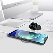 economico elettrodomestici-Stazione di ricarica 3 in 1 per caricabatterie wireless da viaggio Apple per caricabatterie MagSafe compatibile con un&#039;ampia gamma di dispositivi per Apple Watch/iWatch/Airpods/per iPhone 14 13 12