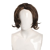 abordables Perruques de personnages de films-Star wars anakin skywalker cosplay perruque résistant à la chaleur cheveux synthétiques accessoires de fête perruques d&#039;halloween