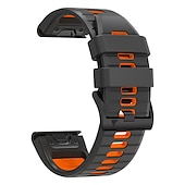 رخيصةأون عصابات ساعات Garmin-حزام إلى جارمين Fenix 7 7X 6 6X Pro Forerunner 955 945 935 Instinct 2X Solar Epix Approach S62 S60 Marq Descent G1 Quatix سيليكون إستبدال حزام 26mm 22mm تناسب سريع عصابة الرياضة معصمه