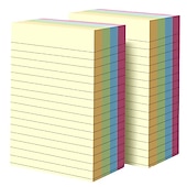 baratos materiais de pintura, desenho e arte-200 folhas/pacote notas adesivas autoadesivas linha horizontal simples bloco de notas azul rosa amarelo design kawaii adesivos bloco de papel de memorando