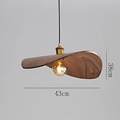 cheap Island Lights-LED Pendant Light Wooden Wabi-Sabi Pendant Lights,Nordic Light Fixture,Minimalist Lamp,Wabi Sabi Lampshade,Rustic WabiSabi Ceiling Light Pendant Light 110-240V