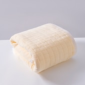 abordables Les serviettes-serviettes 1 paquet de serviettes de bain moyennes, serviettes en coton filé à anneaux légères et très absorbantes à séchage rapide, serviettes haut de gamme pour hôtel, spa et salle de bain