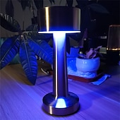 Недорогие Настольные лампы-USB 16 цветов USB зарядка сенсорная металлическая настольная лампа современный минималистичный стиль бар спальня гостиная украшение настольная лампа