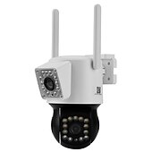 cheap Indoor IP Network Cameras-2MP Double Lens Camera, WiFi IP Home Security Camera, Two Way Audio Motion Detection Surveillance Camera, Waterproof Outdoor PTZ Camera, Full Color Night Vision IR Camera for Home, Baby, Elder, Pet