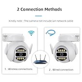 お買い得  屋内IPネットワークカメラ-4mp スピードドーム自動追跡 ptz カメラスマートホーム屋外ワイヤレス wifi カメラ監視モニター