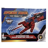 cheap Novelty Toys-Spider Web Shooter2pcs Spider Web Shooters for Kids Spider Toys for Boys 4-6Hero Boys ToysSuitable for Role-Playing Halloween Festival Children&#039;s Party Gifts