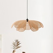 preiswerte Insellichter-Traditionelle Bambus-Pendelleuchte, kreative handgefertigte Pendelleuchte, 60 cm, Retro-Bambus-Pendelleuchte, gewebte Hängelampe, Korblampenschirm, Hängeleuchte für Esstisch, Restaurant, 110–240 V