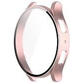 お買い得  スマートウォッチ用ケース-スクリーンプロテクター付き時計ケース と互換性があります Samsung Galaxy Watch 6 40/44mm 耐衝撃 PC 腕時計 カバー